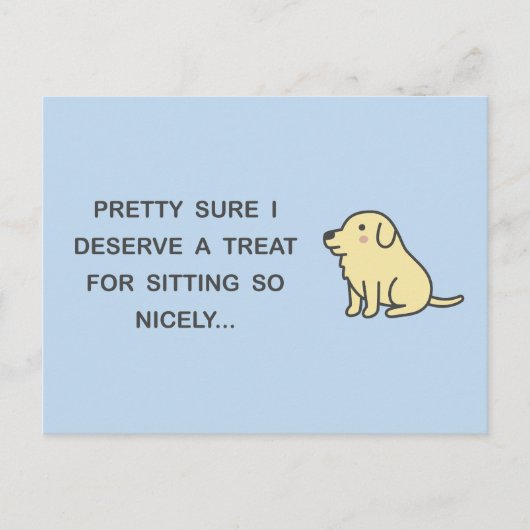 Lekker zitten briefkaart (Voorkant)