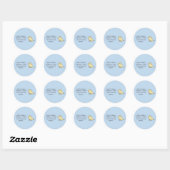 Lekker zitten ronde sticker (Vel)