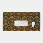 Lekkerbordpatroon voor eikels en eikels bureaumat (Keyboard & Muis)