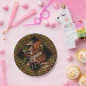 Lekkerbordpatroon voor eikels en eikels papieren bordje (Feest)