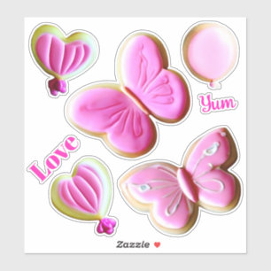 Lekkere 1 Kinder grote 8" x 8" Vinyl Stickers