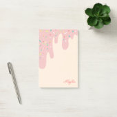 Lekkere Aardbeien Frosting Strooisel Uw Naam Post-it® Notes (Kantoor)