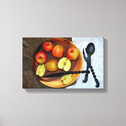 Lekkere appels canvas afdruk (Voorkant)