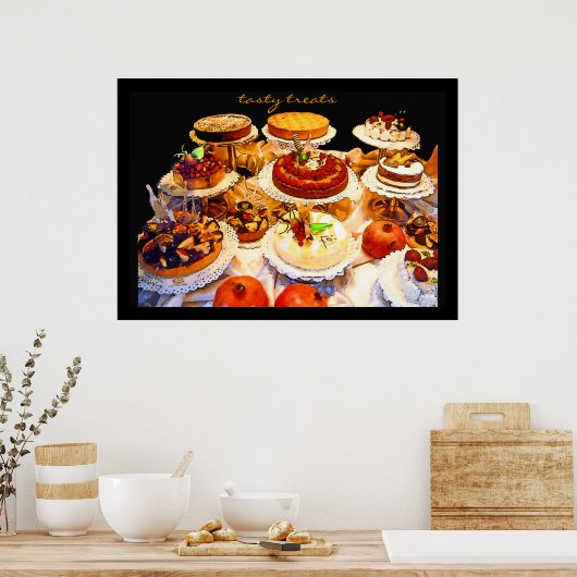 lekkere behandelingen! -poster poster (Keuken)