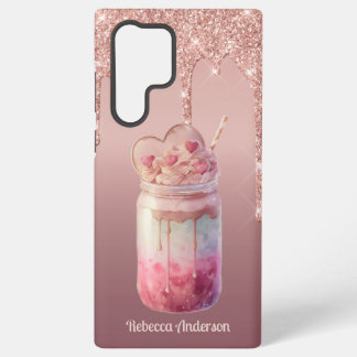 Lekkere Boba Bubble Milk Tea Dessert Samsung Galaxy Hoesje
