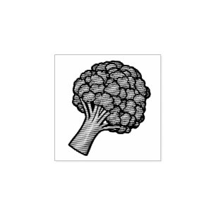 Lekkere Broccoli Rubberstempel