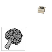 Lekkere Broccoli Rubberstempel (Gestempeld)