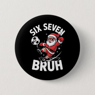 Lekkere Bruh Voetbal Sinterklaas 67 Meme Kerstmis  Ronde Button 5,7 Cm