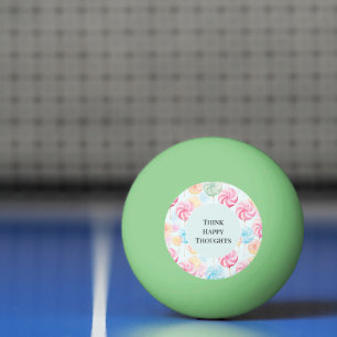 Lekkere Candy Lolly's Whimsical Gelukkige Gedachte Pingpongbal