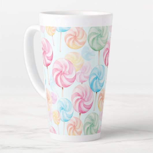 Lekkere Candy Lolly's Whimsical   Latte Mok (Linkerhoek)
