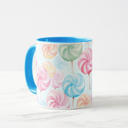 Lekkere Candy Lolly's Whimsical   Mok (Voorkant links)
