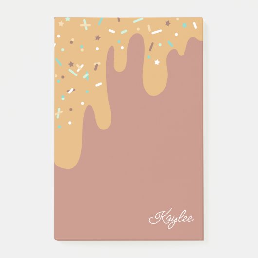 Lekkere Caramel Roersuiker Strooi Je Naam Post-it® Notes (Voorkant)