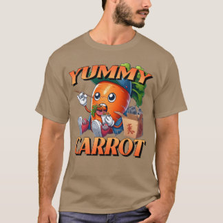 Lekkere Cartoon Wortel Eet Chinees Eten familie T-shirt