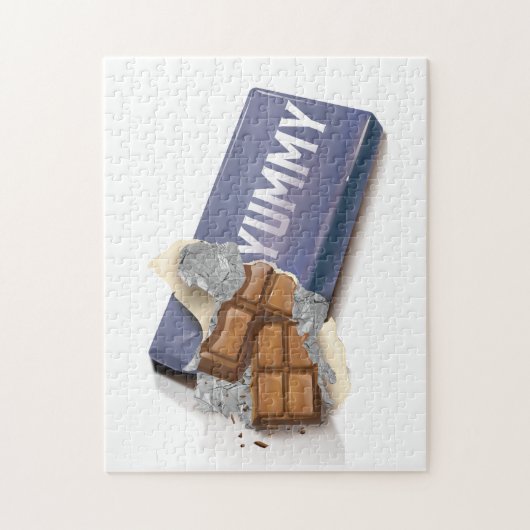 Lekkere chocoladereep legpuzzel (Verticaal)