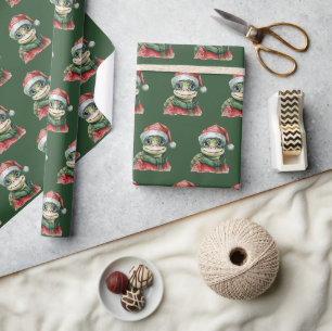 Lekkere Dieren Kerst Favorieten - Schildpad 2 Cadeaupapier