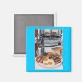 Lekkere Diner Voedsel Magneet (Voorkant / Achterkant)