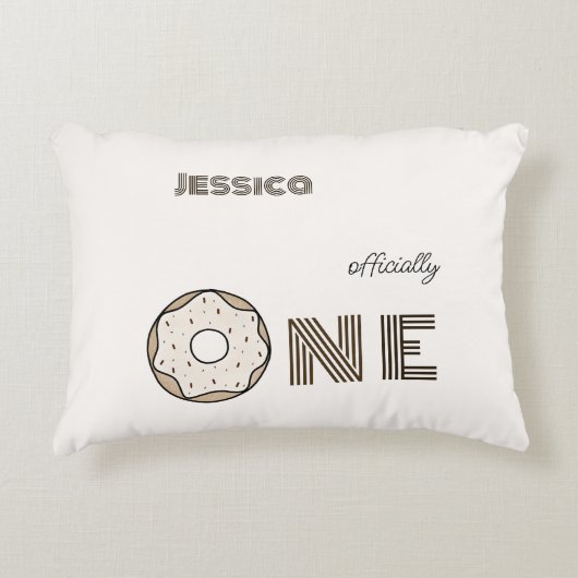 Lekkere donut accent kussen (Voorkant)