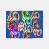(lekkere) donut fleece deken (Voorkant (Horizontaal))