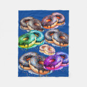 (lekkere) donut fleece deken (Voorkant)