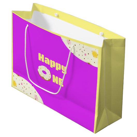 Lekkere donut groot cadeauzakje (Voorkant Gekanteld)