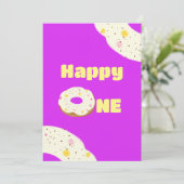 Lekkere donut kaart (Staand voorkant)