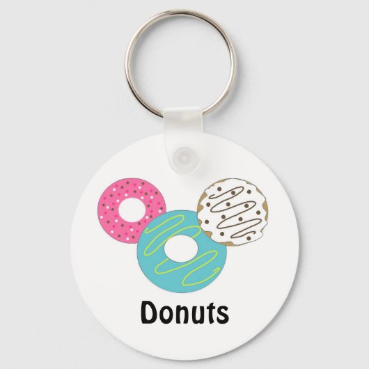 Lekkere Donuts Sleutelhanger (Voorkant)