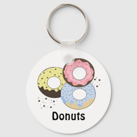 Lekkere Donuts Sleutelhanger (Voorkant)