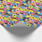 Lekkere drop snoepjes allerlei kleuren snoepgoed cadeaupapier (Hoek)