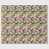 Lekkere drop snoepjes allerlei kleuren snoepgoed cadeaupapier (Vlak)