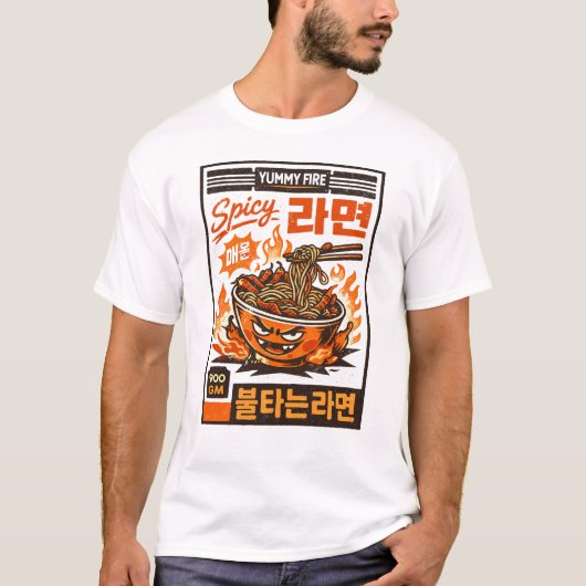 Lekkere Fire Ramen T-shirt (Voorkant)