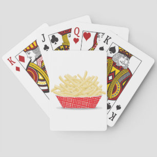 Lekkere Franse friet Retro Fast Food  Speelkaarten
