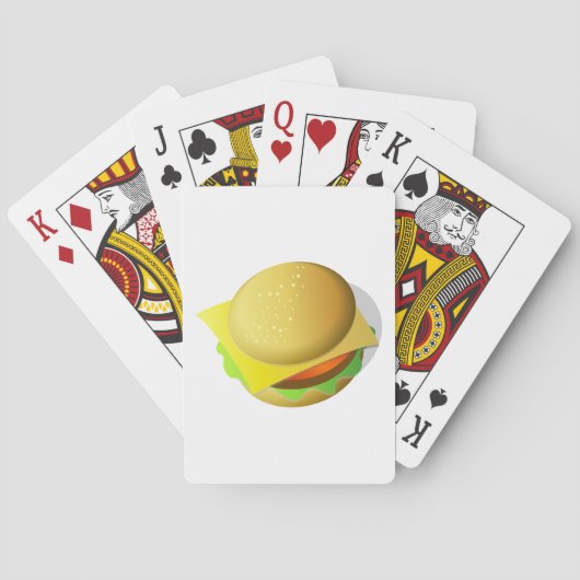 Lekkere hamburger speelkaarten (Achterkant)
