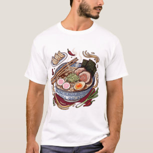 Lekkere Japanse Ramen en Gyoza Dumplings. T-shirt