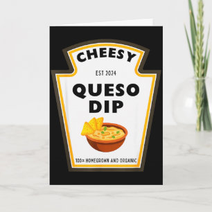 Lekkere Kaasachtige Queso Dip Kruiderij Kostuum Fe Kaart