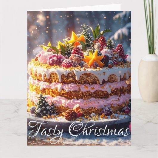 LEKKERE KERST KAART (Voorkant)