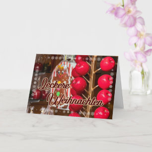 Lekkere Kerstmarkt snoepjes Kaart