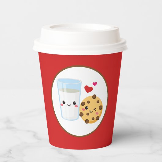 lekkere koekjesfeest papieren bekers (Voorkant)