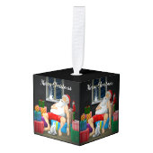Lekkere koffietijd met de Kerstman Decoratie (Voorkant hoekig)