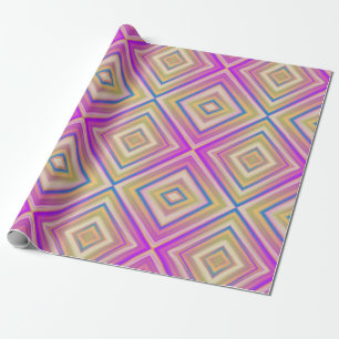 Lekkere Paarse Alternatieve Diamant Patroon Cadeaupapier