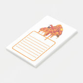 Lekkere pizza notities post-it® notes (Schuin)