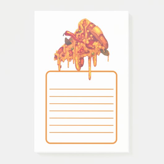 Lekkere pizza notities post-it® notes (Voorkant)
