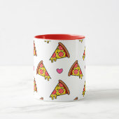 Lekkere Pizza Sneden Patroon Mok (Midden)