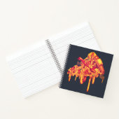 Lekkere Pizza Spiraal Notebook Notitieboek (Binnen)