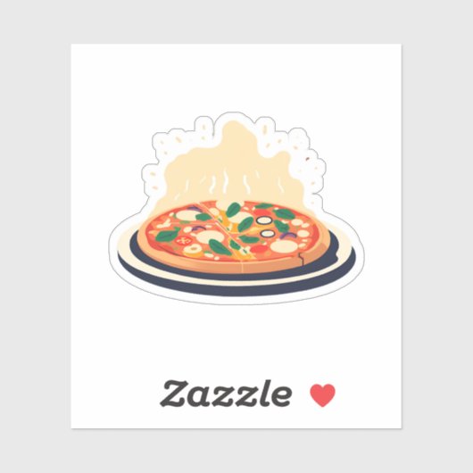 Lekkere Pizza Sticker (Vel)