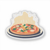 Lekkere Pizza Sticker (Voorkant)