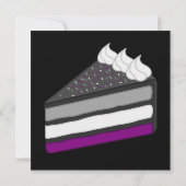 Lekkere plak asexuele cake kaart (Achterkant)