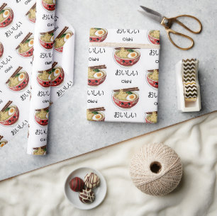 Lekkere Ramen; Schattige Ramen Kom Cadeaupapier