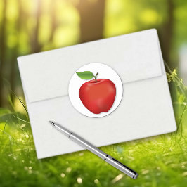 Lekkere Rode Heerlijke Appel Stickers
