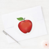 Lekkere Rode Heerlijke Appel Stickers (Envelop)