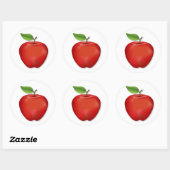 Lekkere Rode Heerlijke Appel Stickers (Vel)